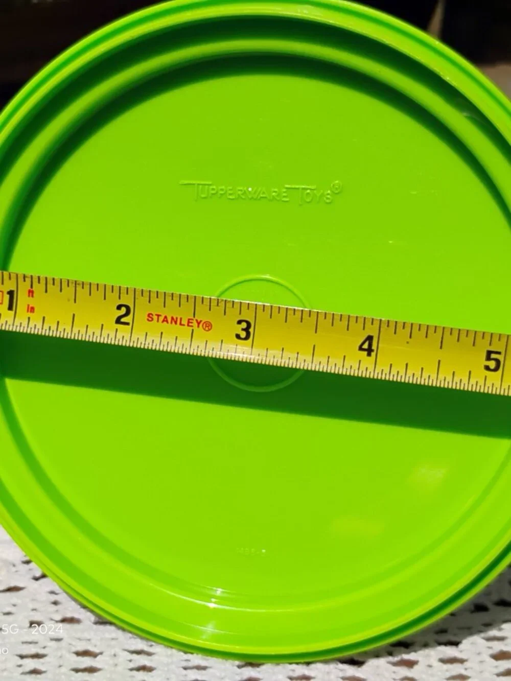 Tupperware Toys Cake Taker mini from play set base lid handle vintage 1980 - 90s